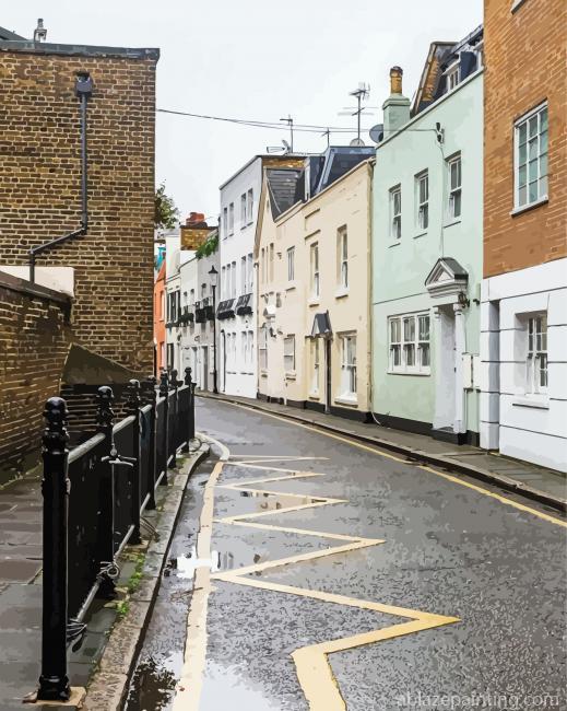 London Street In The Rain Paint By Numbers.jpg