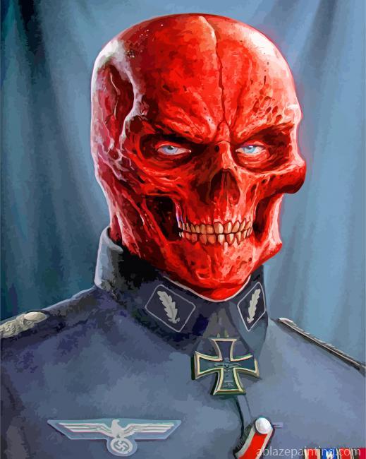 Red Skull Marvel Paint By Numbers.jpg