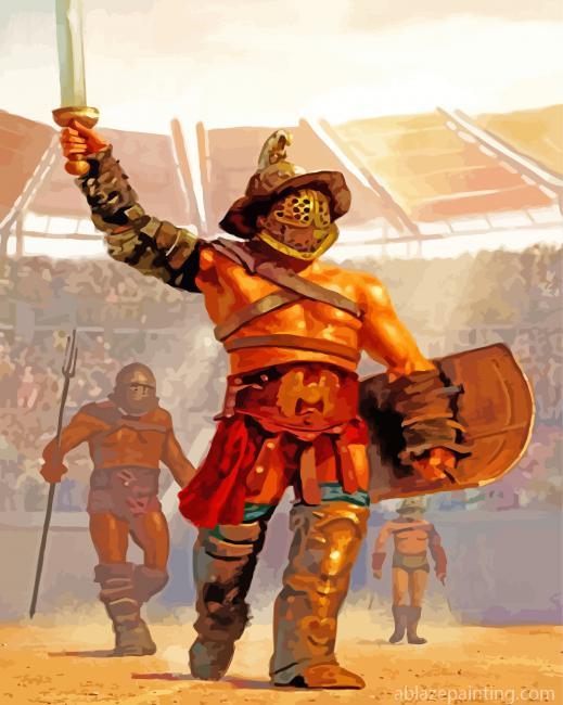 Gladiator Man Paint By Numbers.jpg