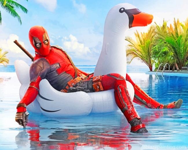 Deadpool In Pool Movies Paint By Numbers.jpg