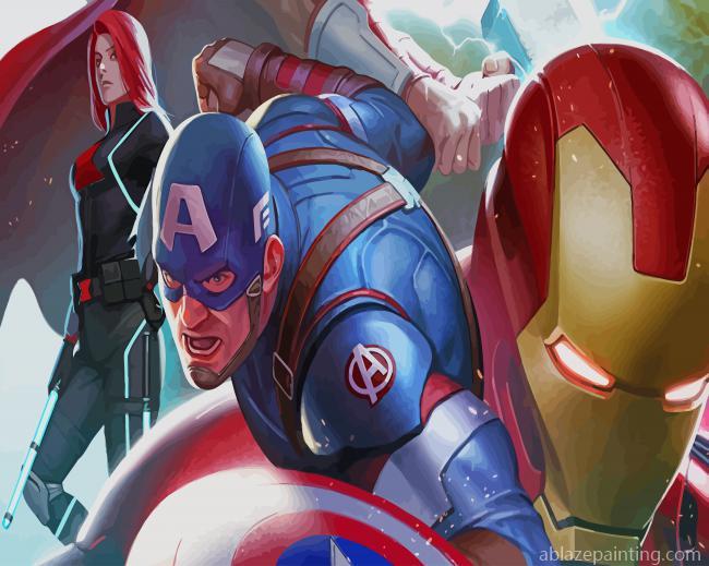 Avengers Team New Paint By Numbers.jpg