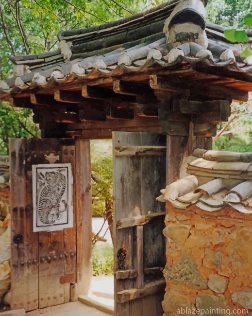 Korean Traditional House New Paint By Numbers.jpg
