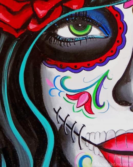 Green Eyes Day Of The Dead New Paint By Numbers.jpg