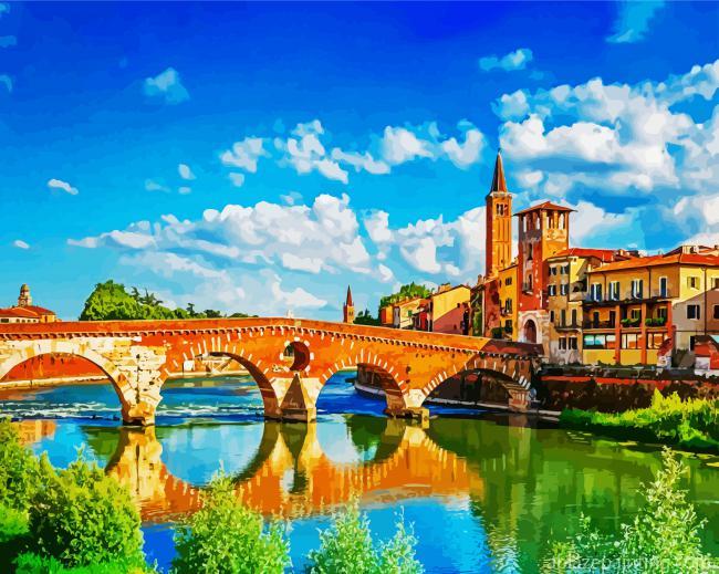 Aesthetic Bridge In Verona Paint By Numbers.jpg