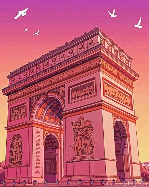 Arc De Triomphe Poster Paint By Numbers.jpg