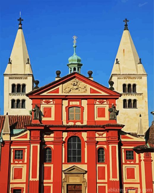 Prague St George's Basilica Paint By Numbers.jpg
