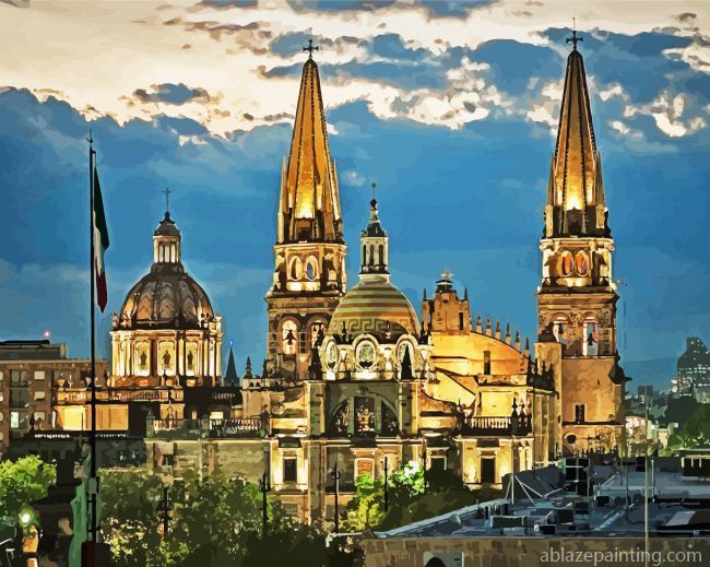 Guadalajara Cathedral Paint By Numbers.jpg