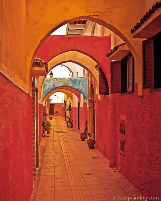 Moroccan Traditional Alley Paint By Numbers.jpg