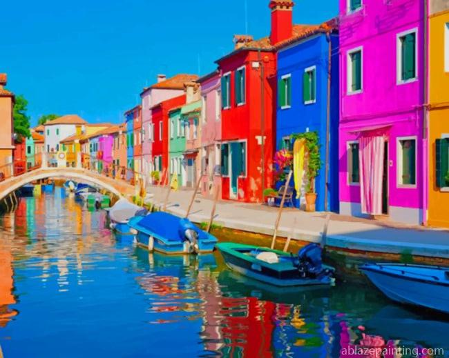 Venice Colorful Houses Cities Paint By Numbers.jpg