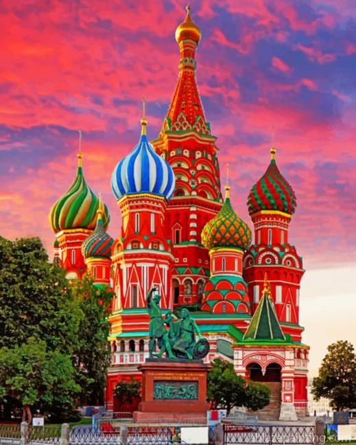 Basils Cathedral At Sunset Cities Paint By Numbers.jpg