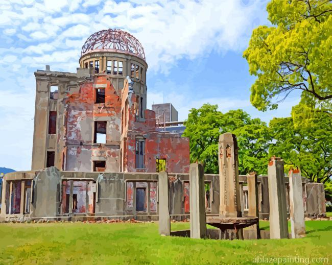 Aesthetic Atomic Bomb Dome Paint By Numbers.jpg