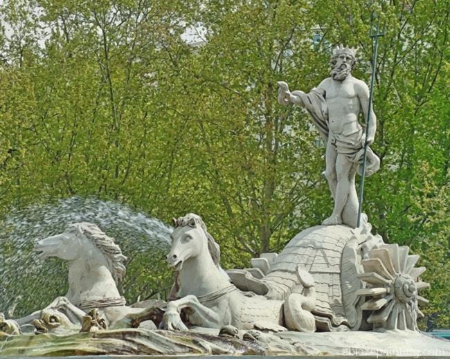 Sculptures And Fountain In Madrid Cities Paint By Numbers.jpg