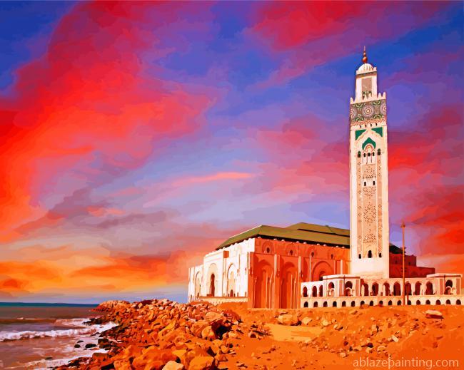 Wonderful Mosque Hassan Ii Paint By Numbers.jpg