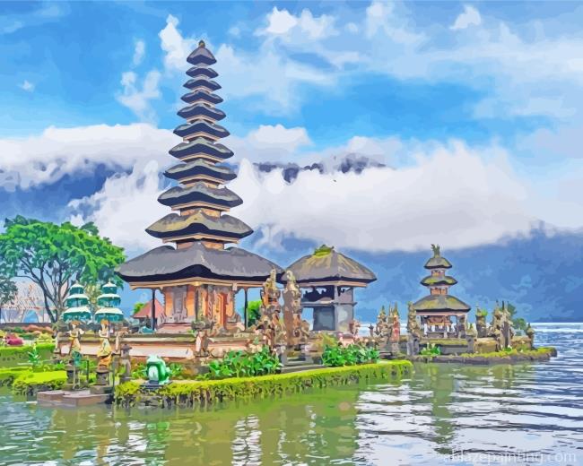 Bali Ulun Danu Temple Paint By Numbers.jpg