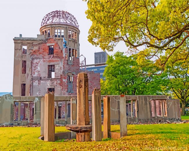 Japanese Atomic Bomb Dome Paint By Numbers.jpg