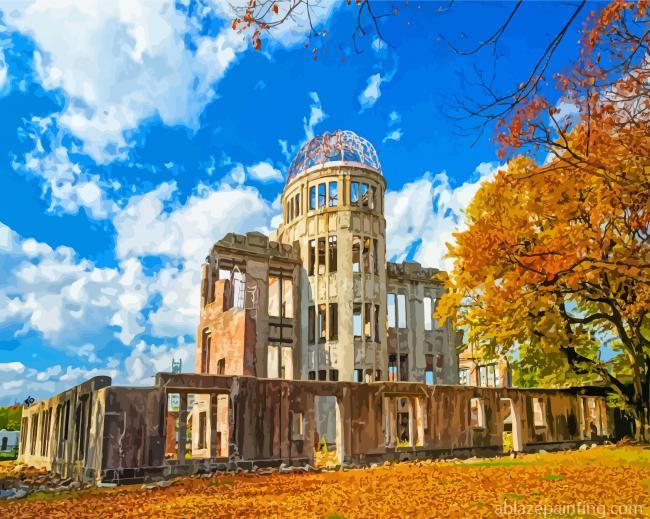 Atomic Bomb Dome Hiroshima Paint By Numbers.jpg