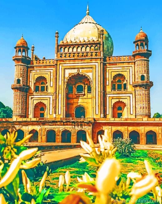 Safdarjung Tomb India Monuments Paint By Numbers.jpg