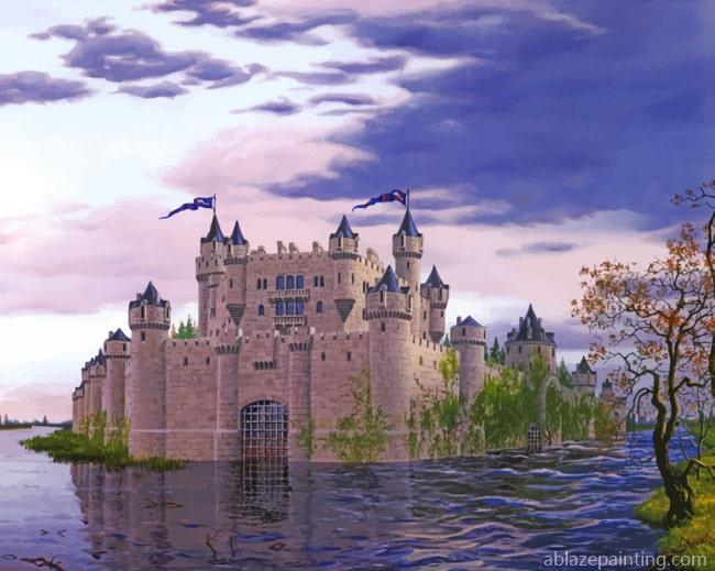 Castle In Water New Paint By Numbers.jpg