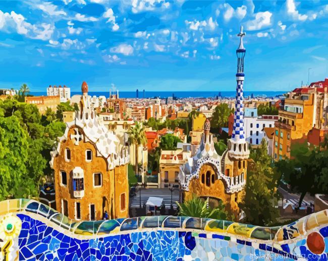 Aesthetic Gaudi Buildings Paint By Numbers.jpg