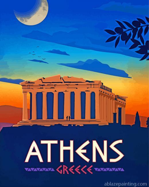 Athens Greece Poster Paint By Numbers.jpg