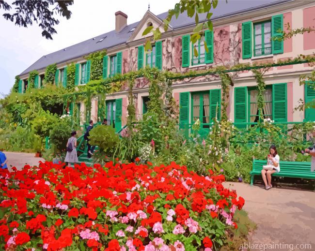 Beautiful House Of Monet France Paint By Numbers.jpg