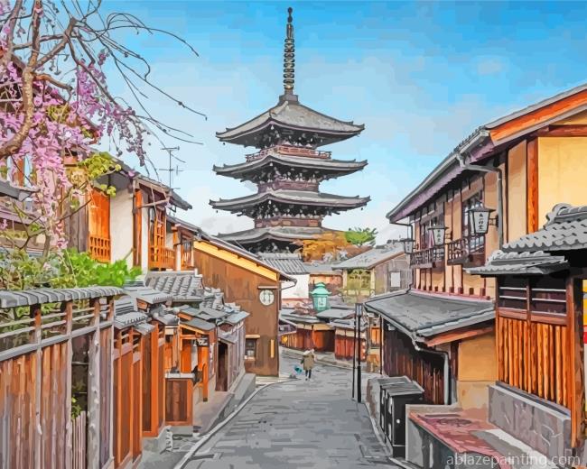 Japan Kyoto Streets Paint By Numbers.jpg