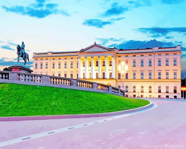Aesthetic Royal Palace Oslo Paint By Numbers.jpg