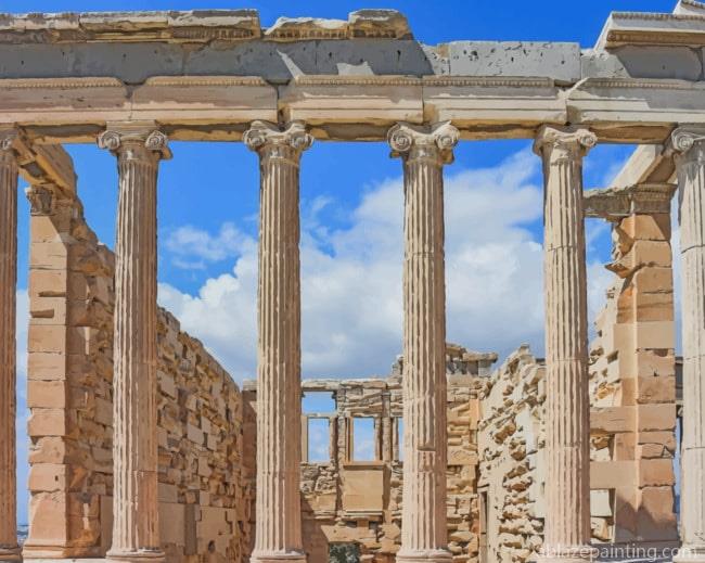Athenes Acropolis Ruins Monuments Paint By Numbers.jpg