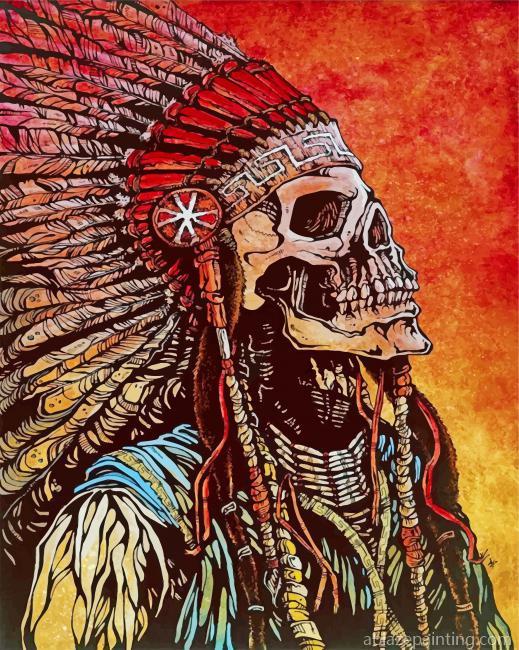 Native American Skull Paint By Numbers.jpg