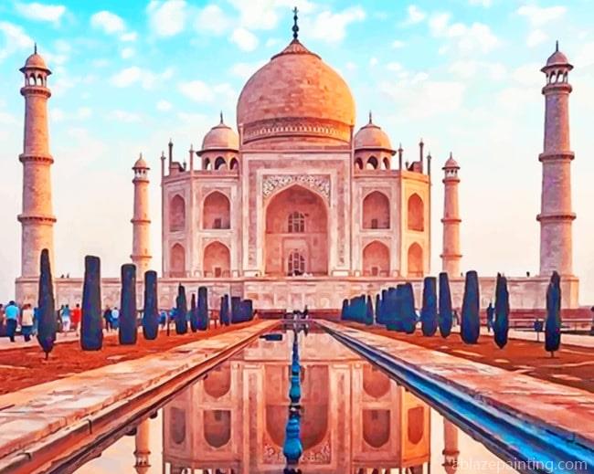 Taj Mahal India Vintage Paint By Numbers.jpg