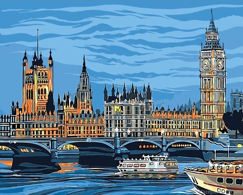 Big Ben Boat City Diy Paint By Numbers.jpg
