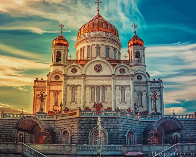 Cathedral Of Christ The Savior Russia New Paint By Numbers.jpg