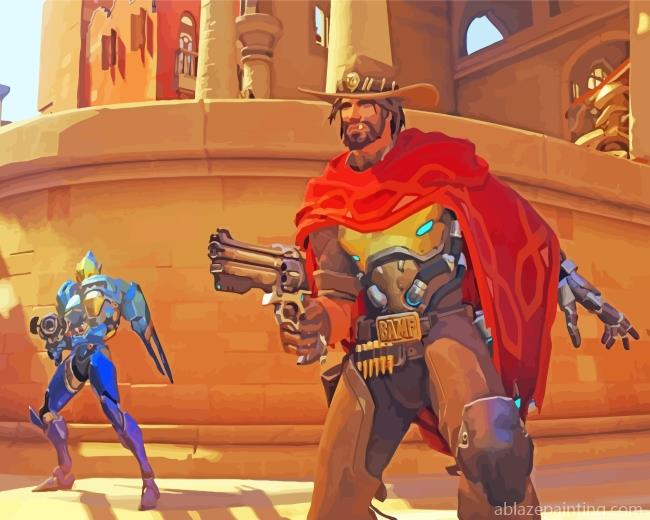 Mccree Overwatch Game Paint By Numbers.jpg