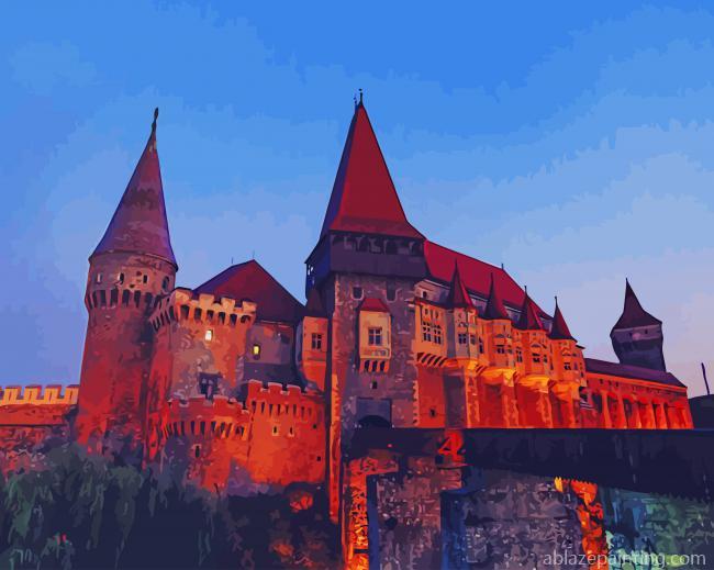 Corvin Castle At Night New Paint By Numbers.jpg