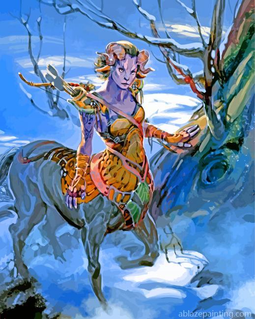 Female Centaur Druid Paint By Numbers.jpg
