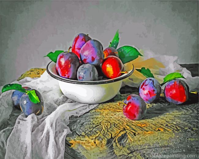 Still Life Plum Fruit Paint By Numbers.jpg