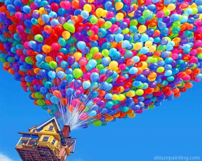Colorful Balloons Up House Paint By Numbers.jpg