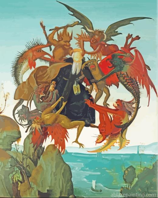 Torment Of Saint Anthony Michelangelo Paint By Numbers.jpg