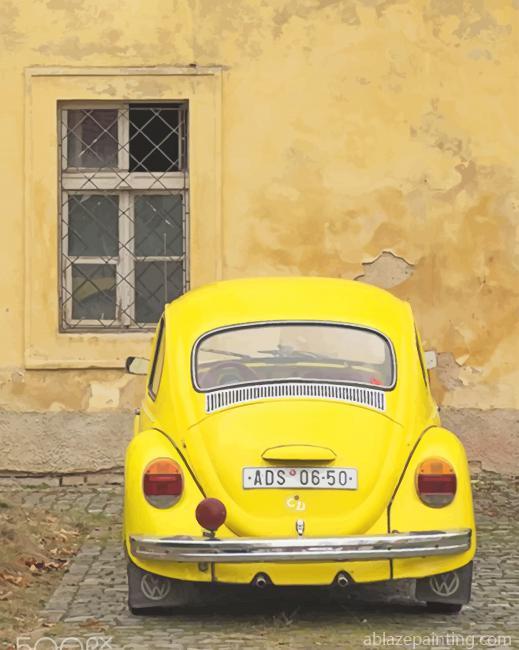 Beautiful Yellow Car New Paint By Numbers.jpg