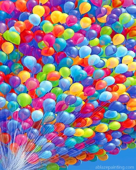 Cute Colorful Balloons New Paint By Numbers.jpg