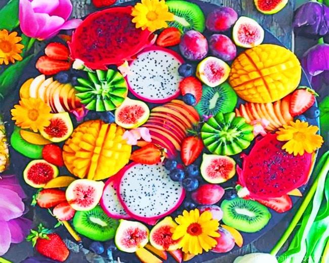 Tasty Fruits Food Paint By Numbers.jpg