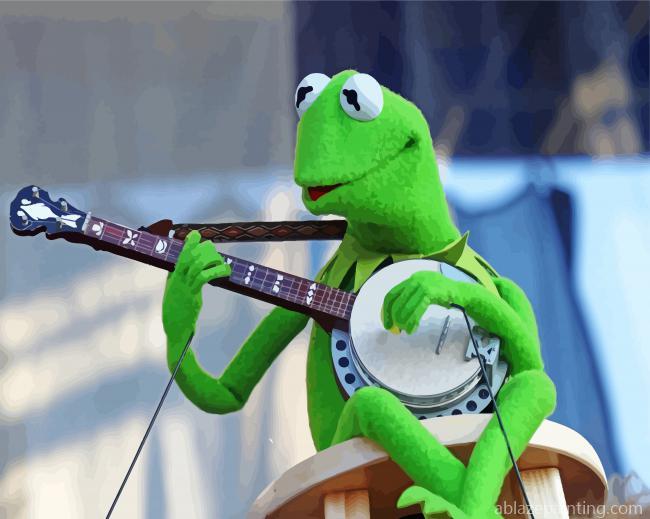 Kermit Playing Music Paint By Numbers.jpg