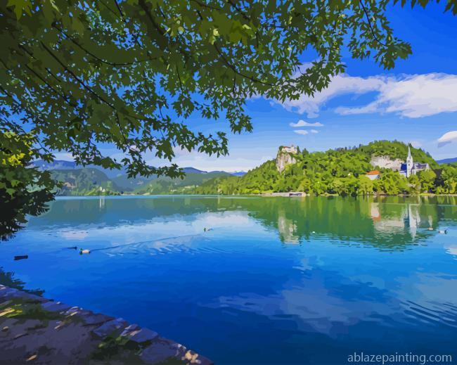 Beautiful Slovenia Lake New Paint By Numbers.jpg