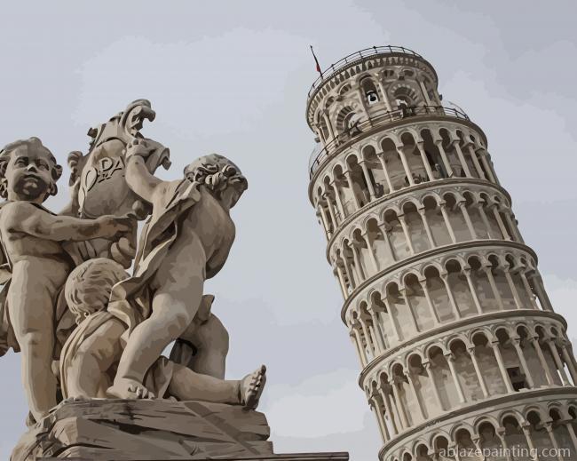 Italy Sculpture Tower Of Pisa New Paint By Numbers.jpg