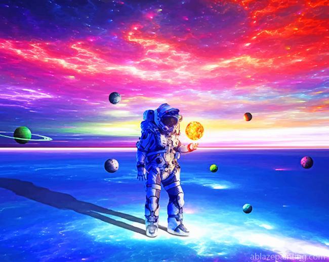 Astronaut In The Colorful Space New Paint By Numbers.jpg