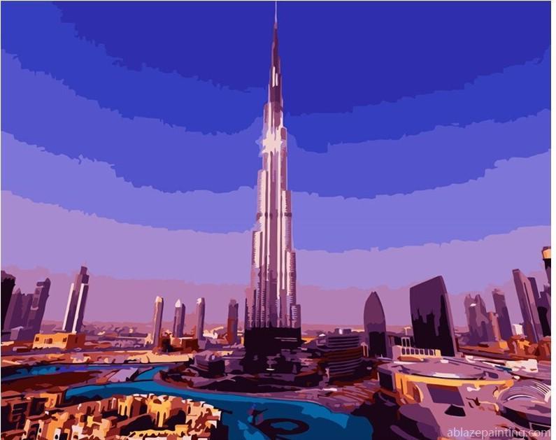 Tower Dubai Cities Paint By Numbers.jpg