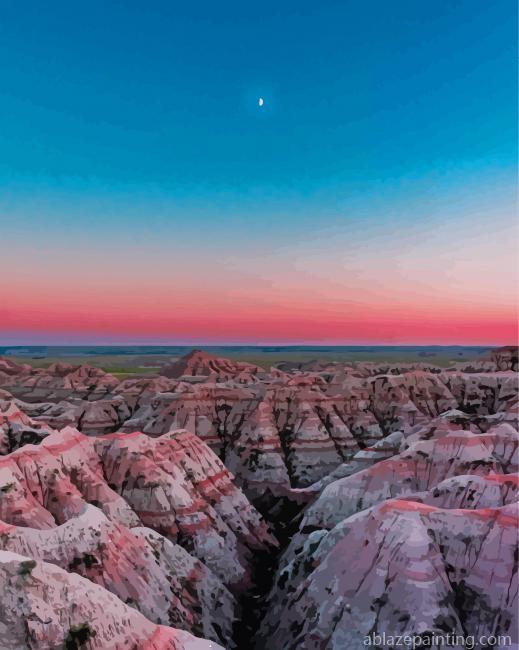 Badlands National Park Dakota New Paint By Numbers.jpg