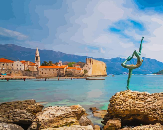 Ballet Statue Budva Old Town New Paint By Numbers.jpg