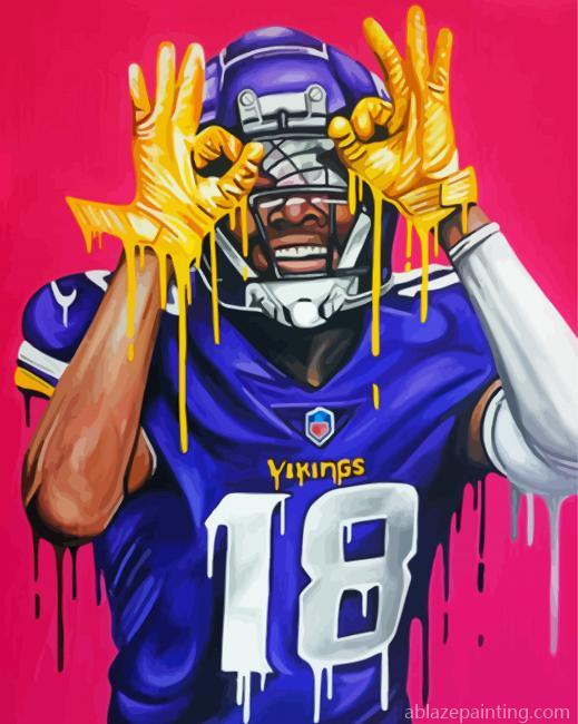 Justin Jefferson Art Paint By Numbers.jpg