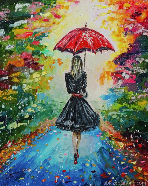 Girl With Umbrella Art Paint By Numbers.jpg